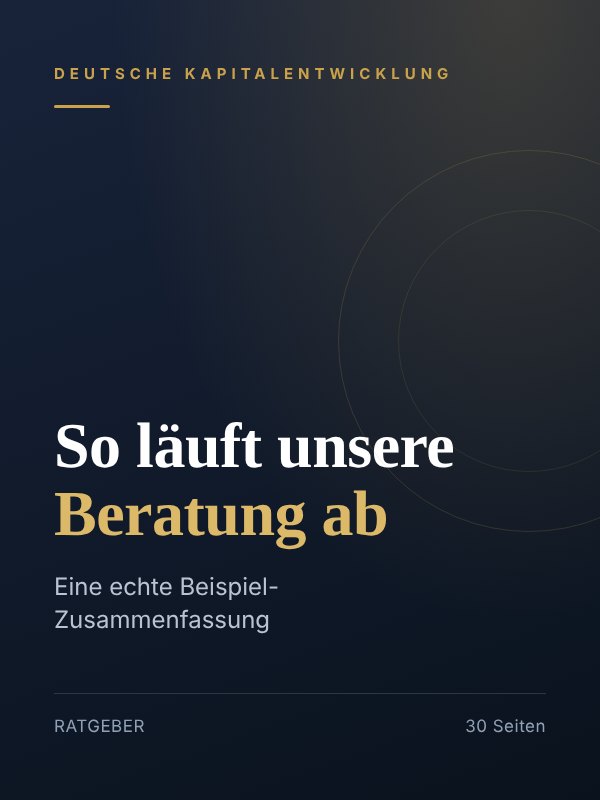 Titel: So läuft unsere Beratung ab