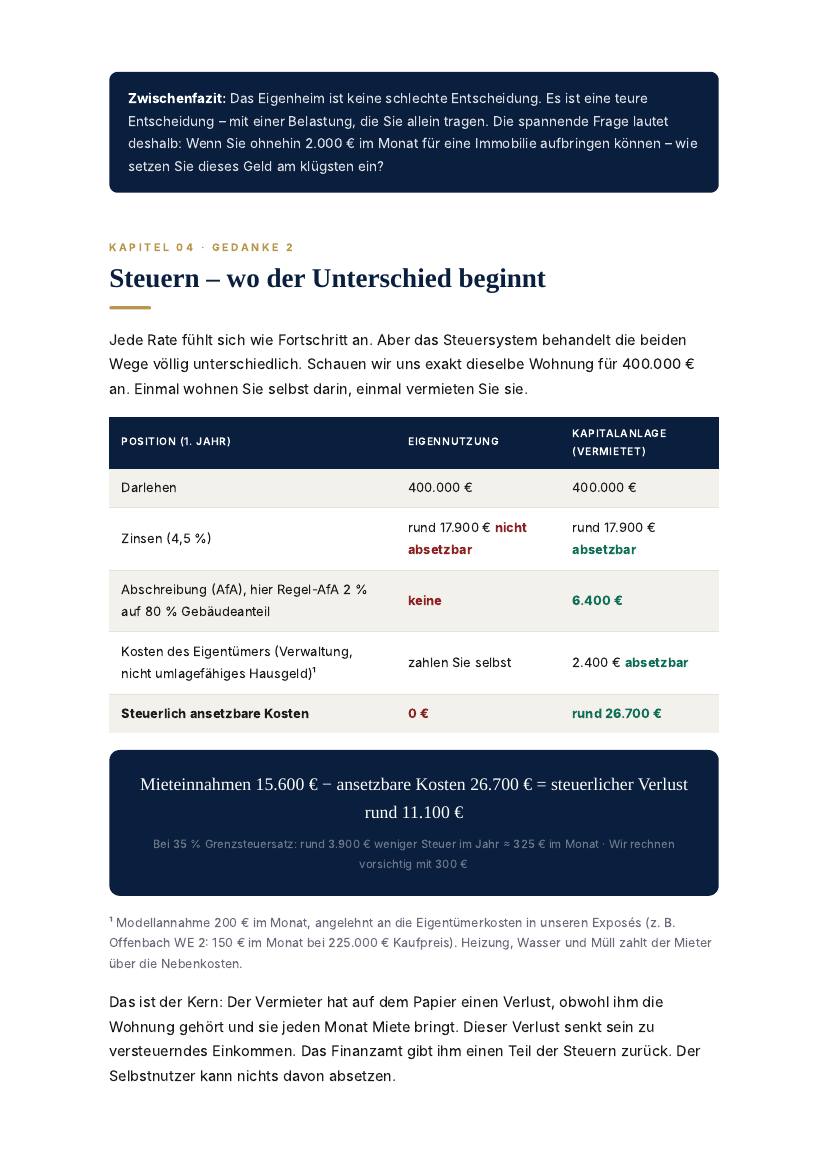 Eigenheim oder Kapitalanlage? – Seite 6