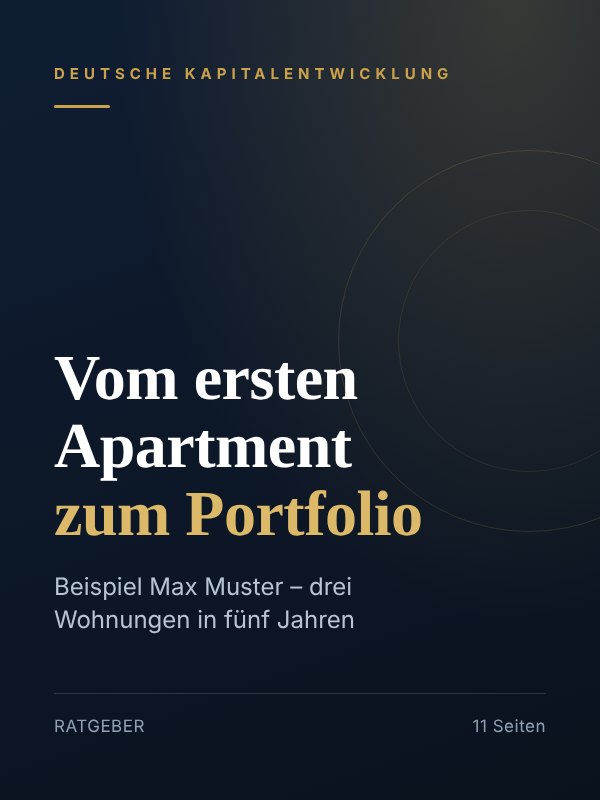 Titel: Vom ersten Apartment zum Portfolio
