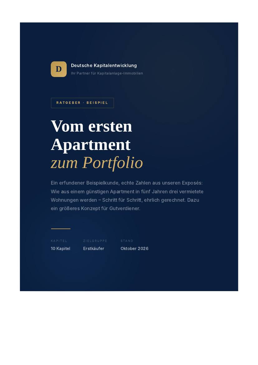 Vom ersten Apartment zum Portfolio – Seite 1